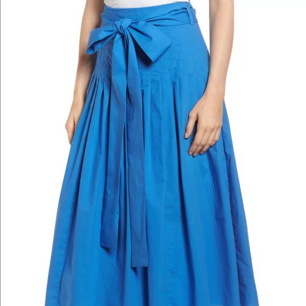 J. Crew pleated skirt with tie
